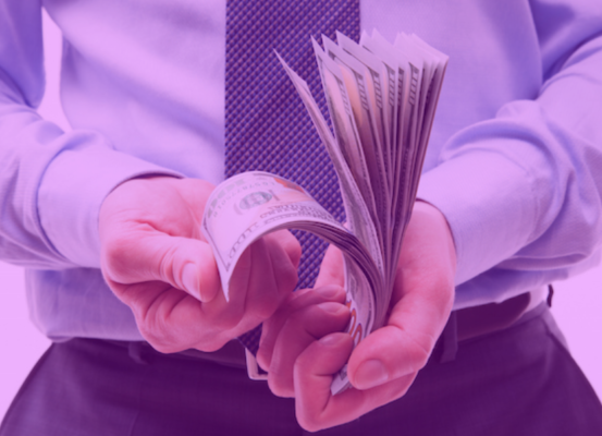 person with money