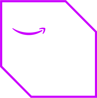 AWS partner logo purple and white