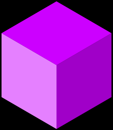 purple 3D cube icon